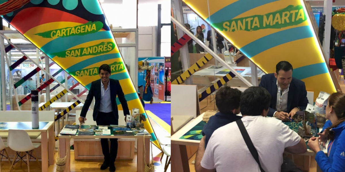 Alcaldía de Santa Marta Stand de Santa Marta.