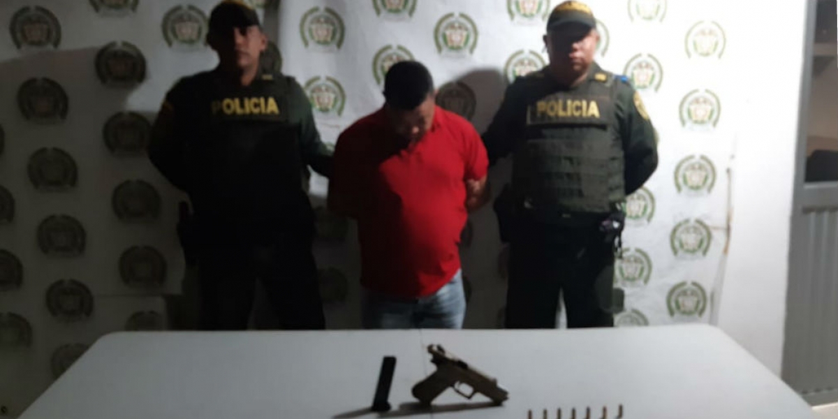 Cortesía capturado por la policía.