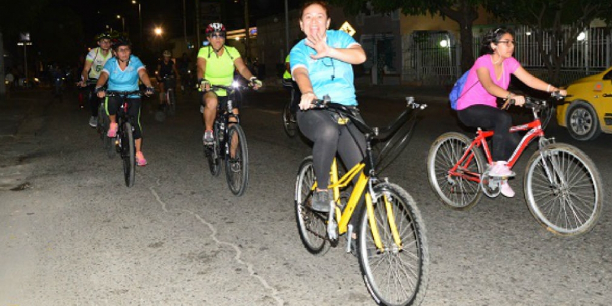 El Informador Imagen del Primer ciclo paseo nocturno en Santa Marta.