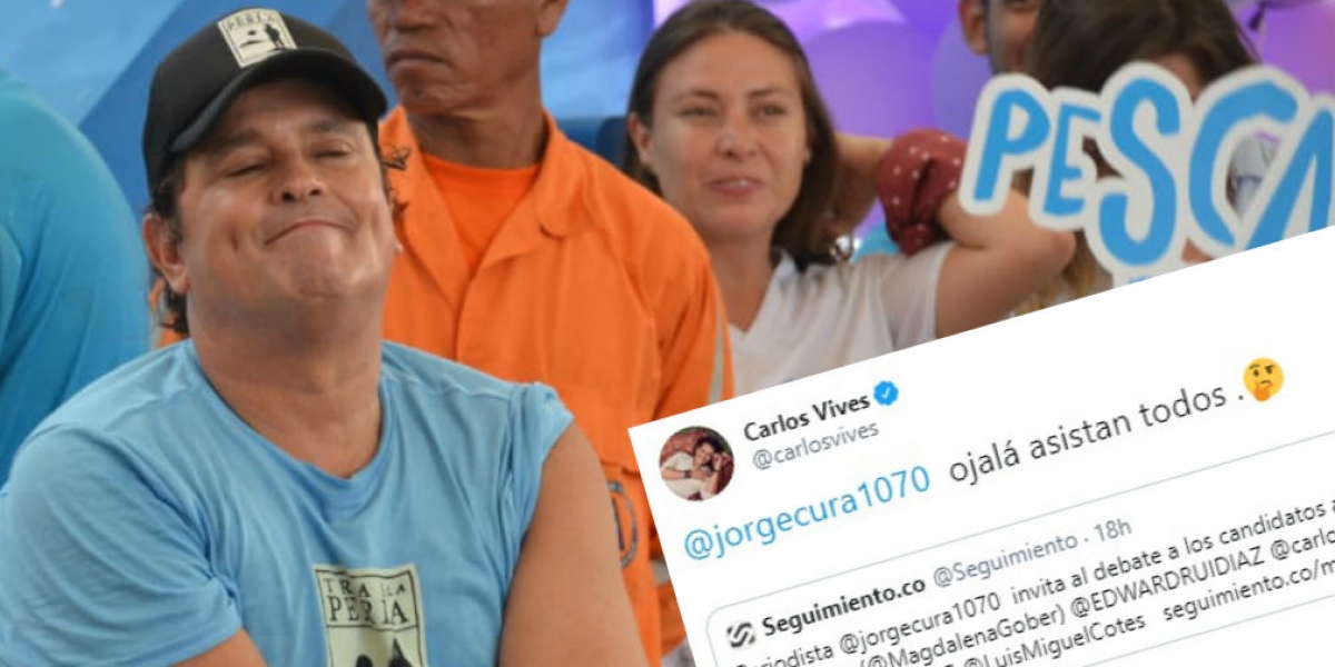 El samario Carlos Vives se pronunció en Twitter por el debate.