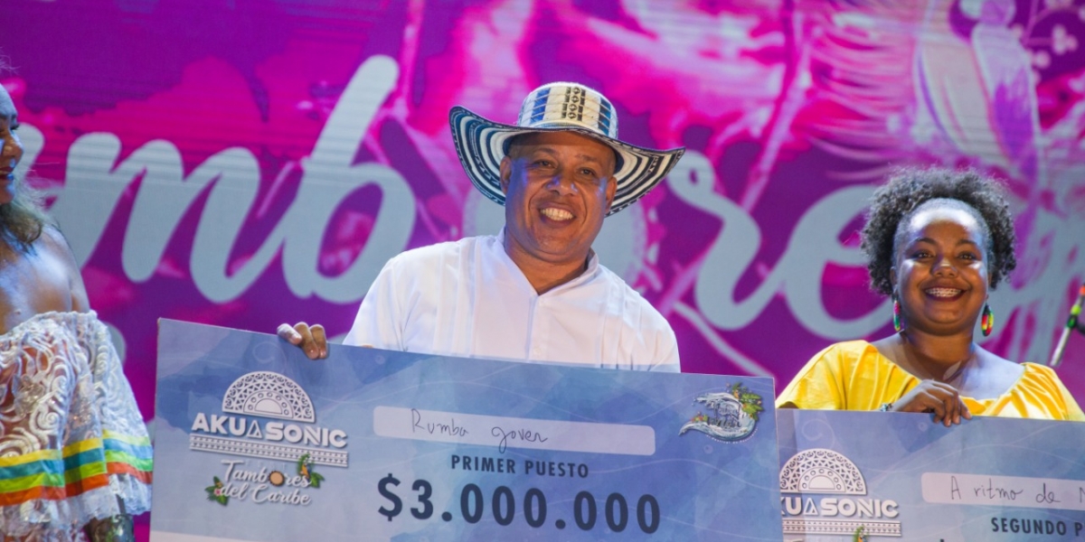Alcaldía de Santa Marta Estos fueron los ganadores del Festival de Tambores del Caribe.