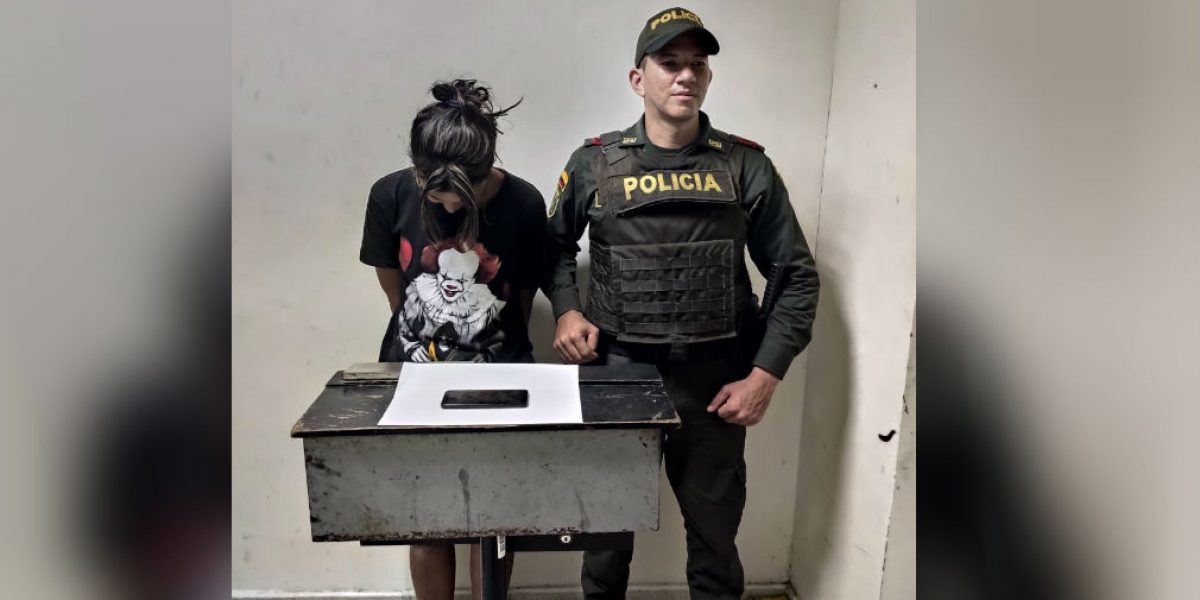 Policía Karol Andrea Villadiego Narváez.