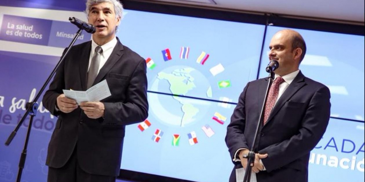 Cortesía. Ministro de Salud, Juan Pablo Uribe y Viceministro de Salud, Iván González.