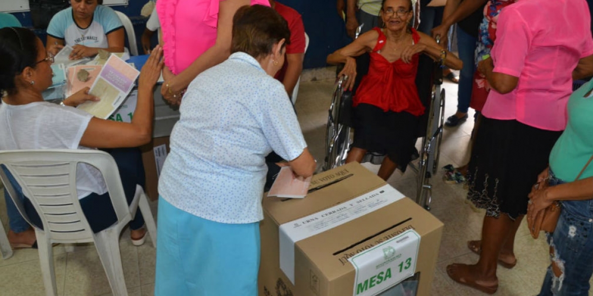 Los Magdalenenses acudieron a votar.