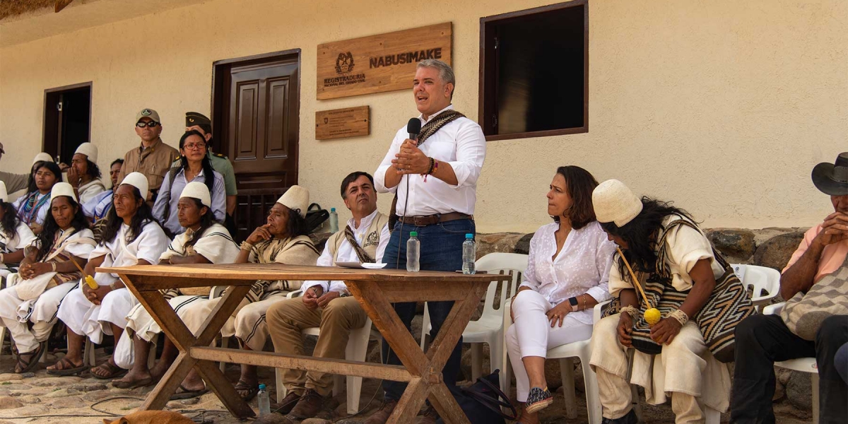 Presidencia Presidente de Colombia, Iván Duque en la Sierra Nevada de Santa Marta