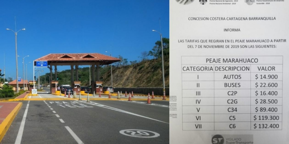 Zona Cero Peaje Marahuaco y sus nuevas tarifas.