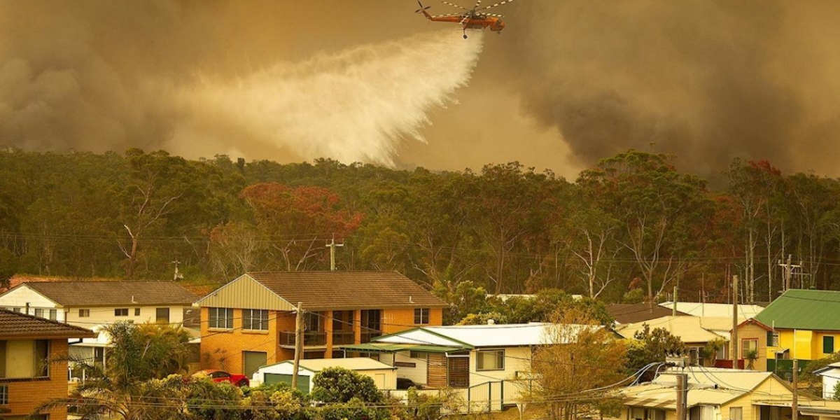 Incendios forestales en Australia.