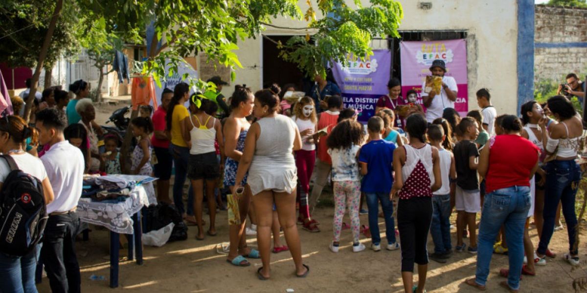 Galeria pasada en el barrio Galán.