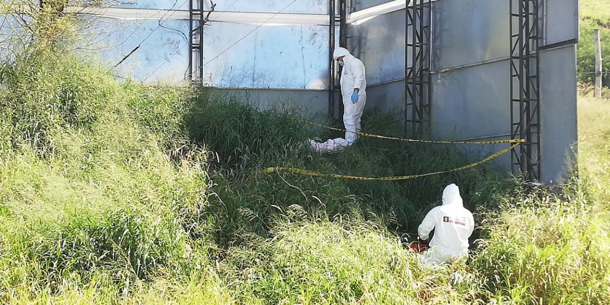 Cortesía El cuerpo fue hallado en horas del mediodía de este lunes.