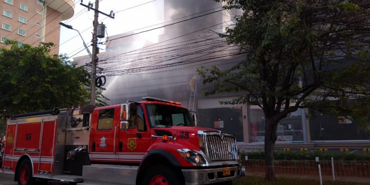 Incendio en Barranquilla