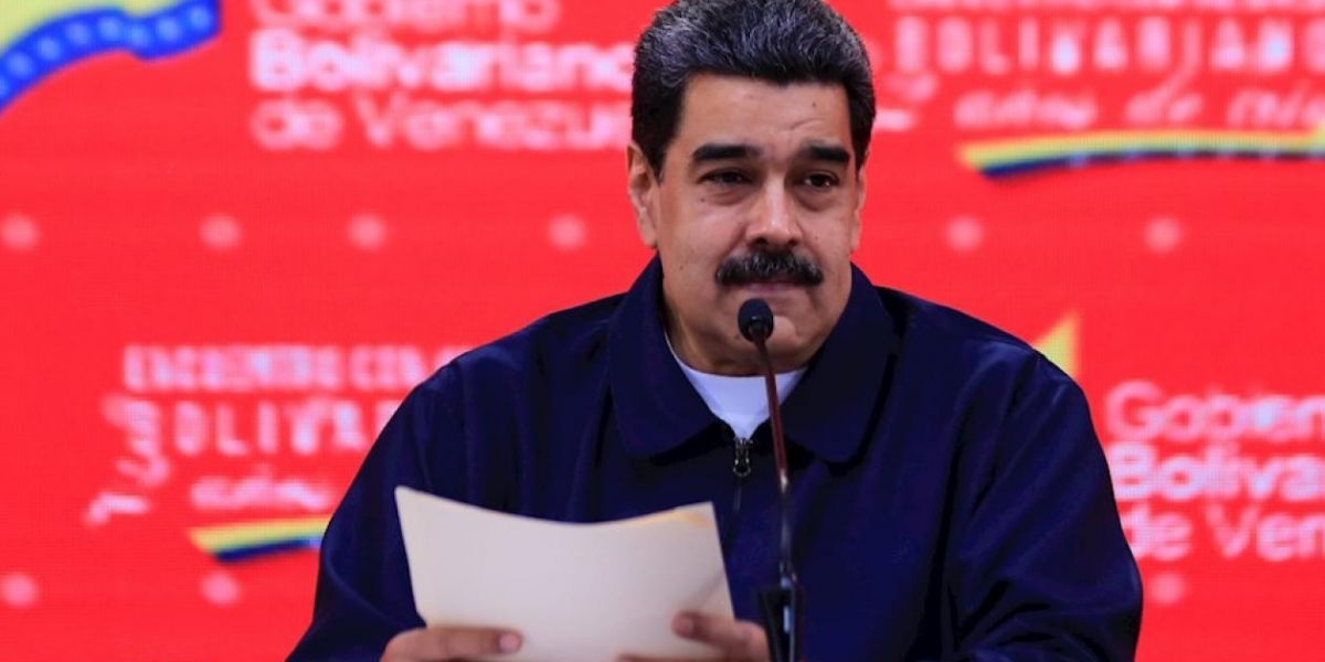 Nicolás Maduro en una alocución en Venezuela