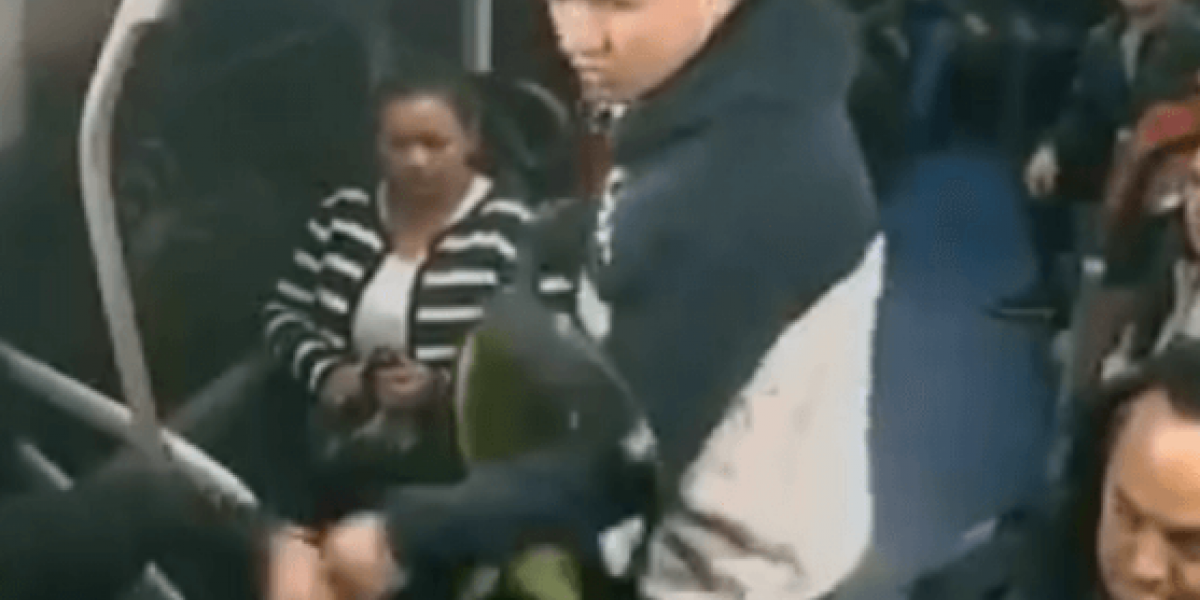 Captura de video suministrado - Blu Radio Atraco masivo en Bogotá
