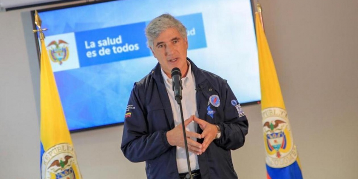 Presidencia Juan Pablo Uribe, ministro de Salud.