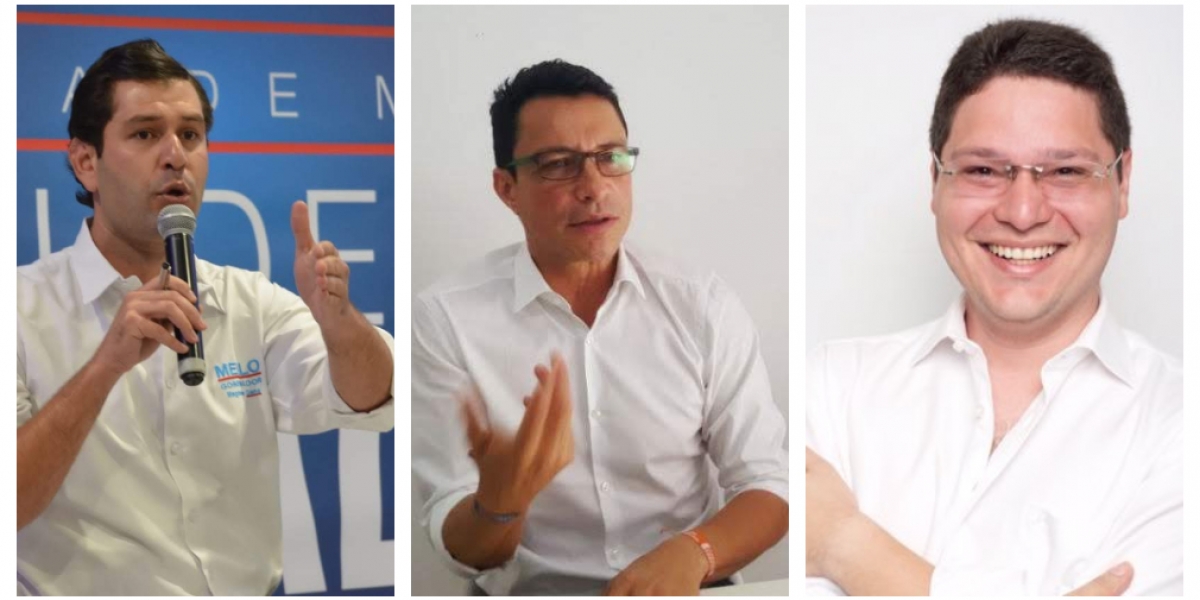Luis Miguel Cotes (izq) y Ricardo Diazgranados (der) reaccionaron a las críticas de Carlos Caicedo.