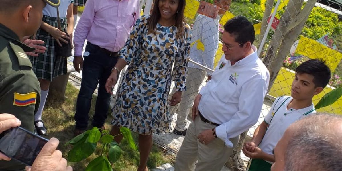 Seguimiento.co La Ministra visitó el pasado miércoles a Aracataca.
