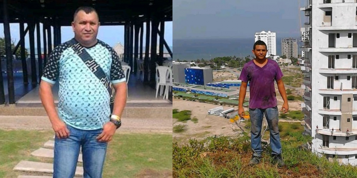 Seguimiento.co Carlos Arturo Ospino Navarro (izq.) y su hermano Armando (der.), fueron las víctimas del ataque a bala en el sector de Playa Salguero.