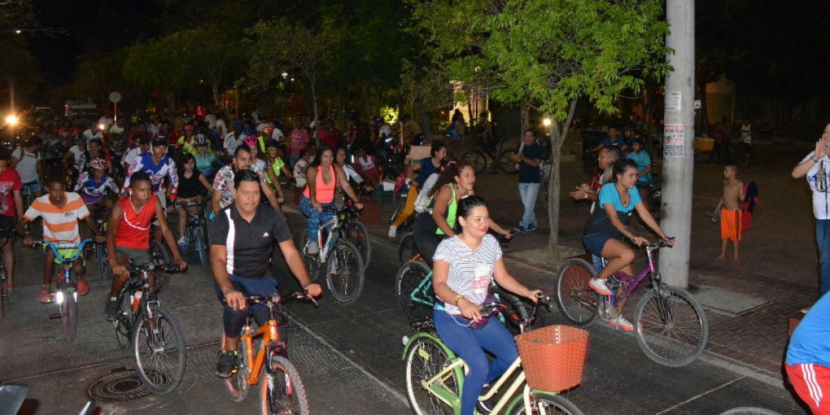 Alcaldía de Santa Marta El ciclopaseo partió de la Alcaldía y culminó en Mamatoco.