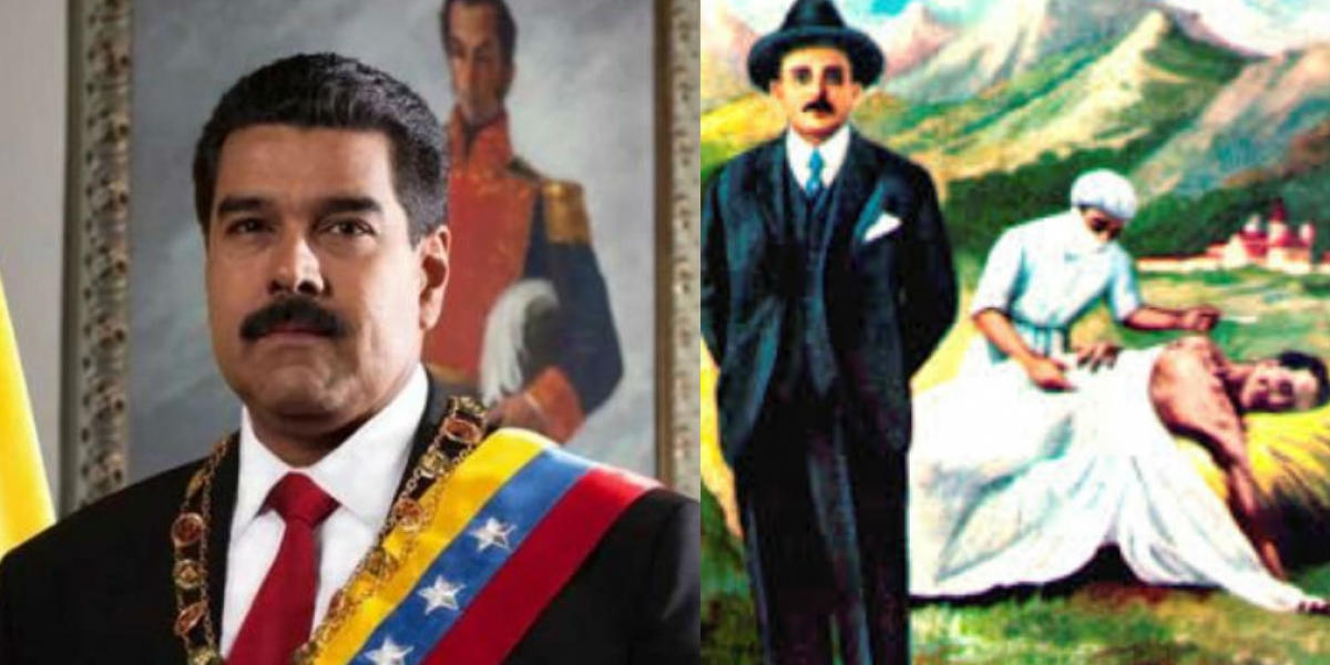 Nicolas Maduro y Jose Gregorio Hernandez