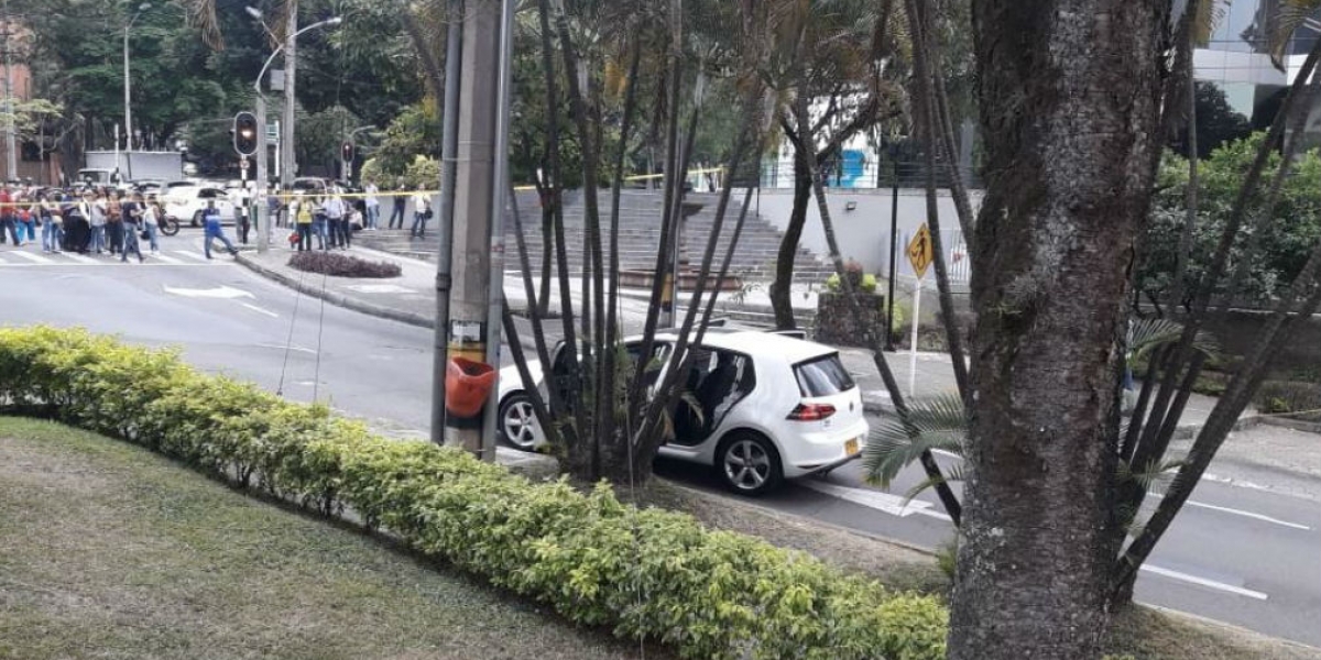 Sector de El Poblado, donde se cometió el atraco que provocó la muerte de Legarda.