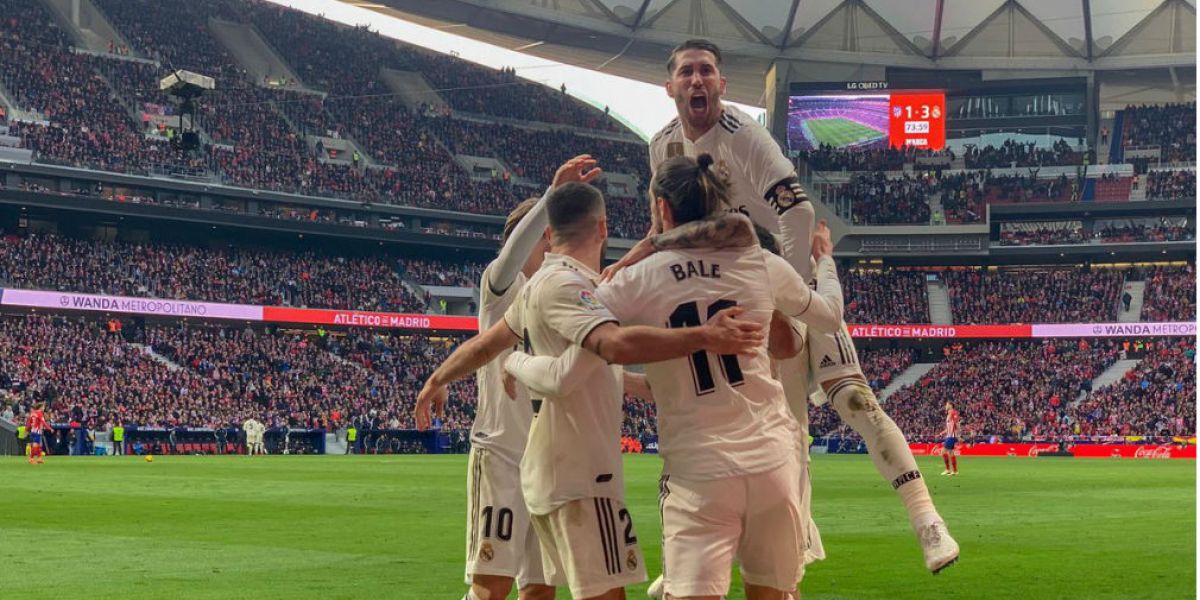 Los dirigidos por el argentino Solari festejaron y guardan las esperanzas de alcanzar al líder Barcelona.