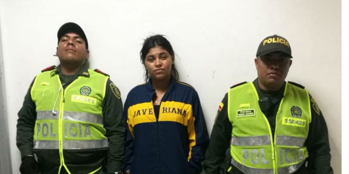 Policía Metropolitana La joven tendrá que responder por lesiones personales.