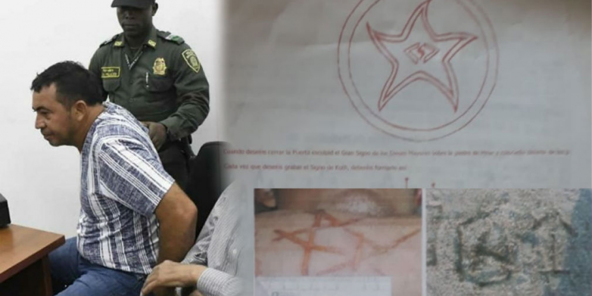 Zona Cero Varias de las víctimas tenían marcas de estrellas satánicas.
