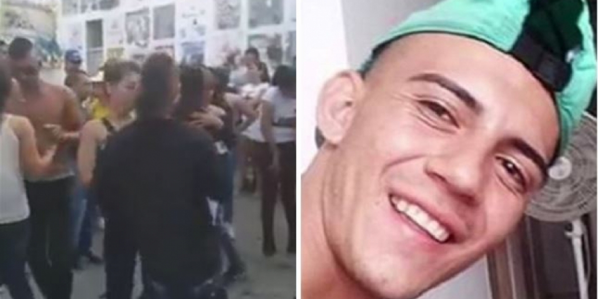 Facebook Familiares y amigos despidieron con una 'rumba' a Maicol Rodolfo Gómez Espíndola, de 19 años.