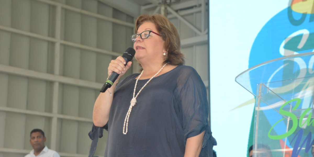 Óscar Mejía - seguimiento.co La ministra de Justicia, Gloria Borrero Restrepo.