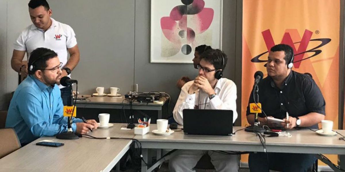 Twitter Alcalde Rafael Martínez, en su intervención en la W Radio.
