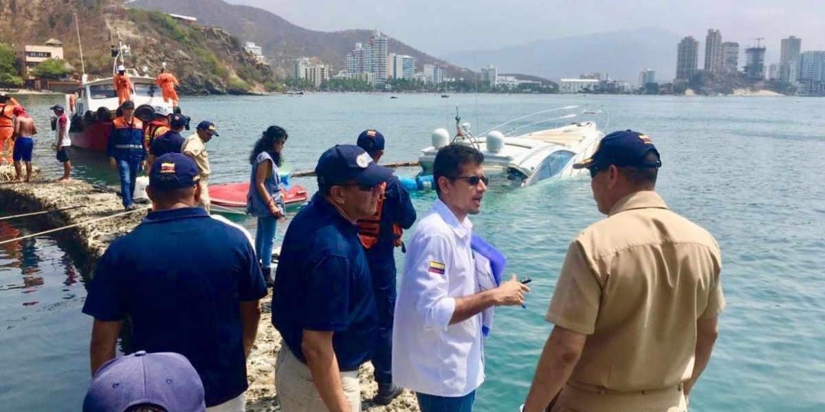 Dimar Dimar atendió la emergencia por el yate de bandera estadounidense en emergencia.