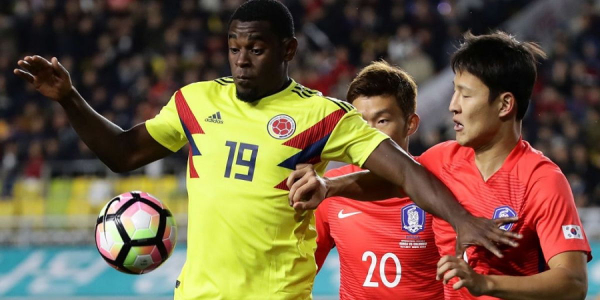 Colombia - Corea del Sur, en noviembre de 2017, cuando ganaron los asiáticos 2-1.