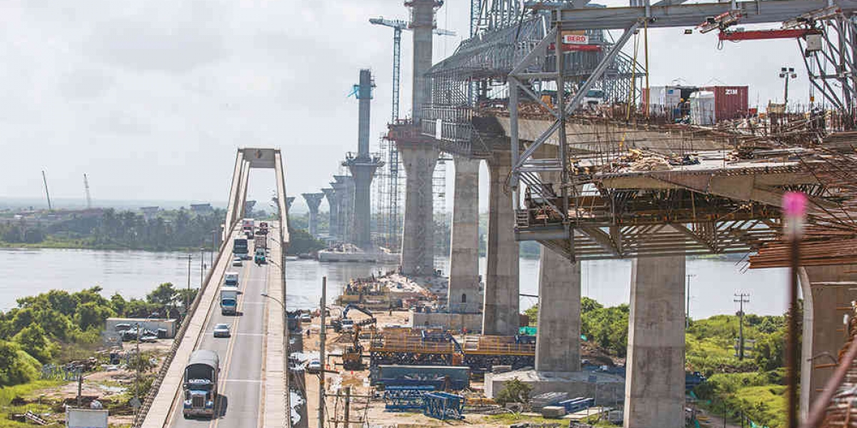 Dinero El proyecto busca que la vía este a la altura del nuevo Puente Pumarejo y así no se presenten trancones en la Barranquilla-Ciénaga.