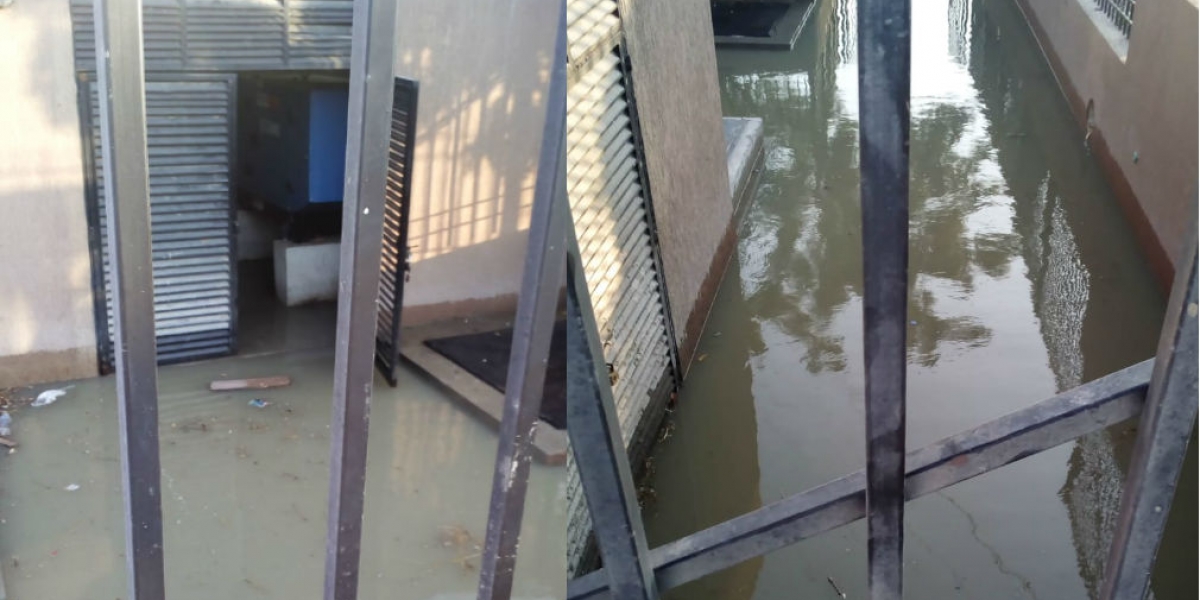 Cortesía Rebosamiento de aguas residuales en Parques de Bolívar, etapa 2.