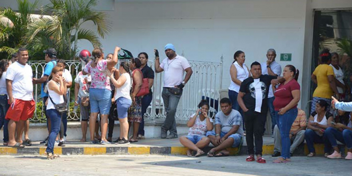 Familiares de Jesús Laborde.