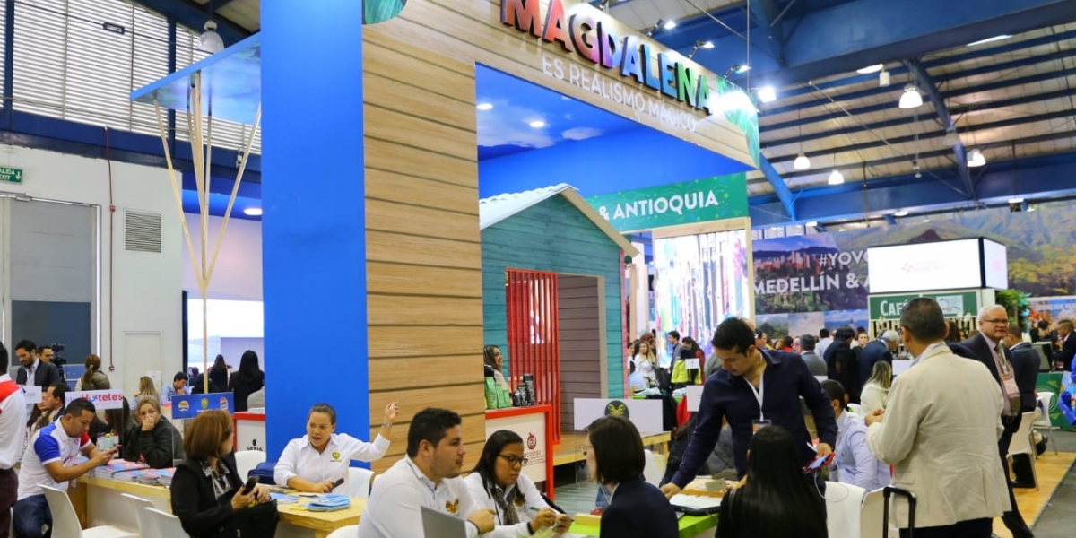Magdalena aprovecha la feria turística para mostrar todas sus riquezas culturales y gastronómicas.