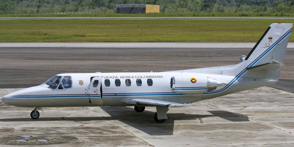 FAC Avión similar al que estaría utilizando Juan Guaidó.