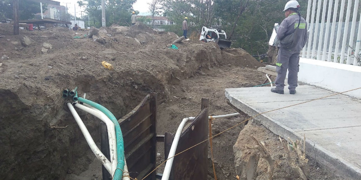 Alcaldía de Santa Marta Obras en el puente El Mayor.