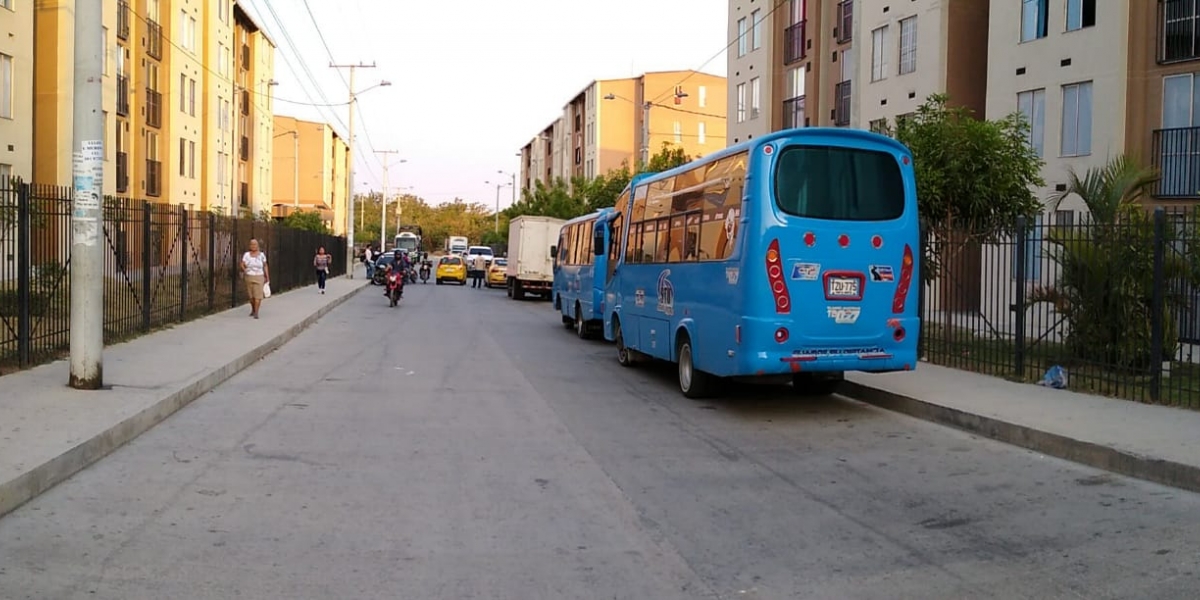 Cortesía Buses se toman las calles del sector