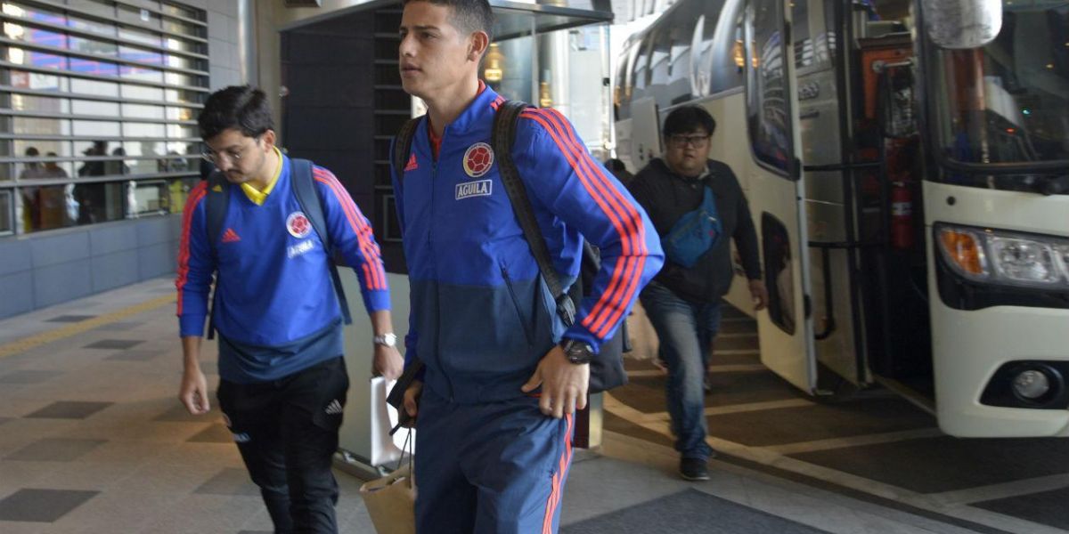 James Rodríguez estará en el partido del martes. 