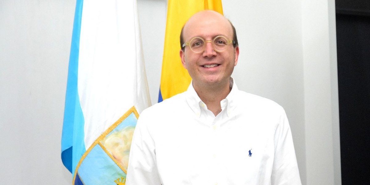 El alcalde encargado de Santa Marta, Andrés Rugeles. 