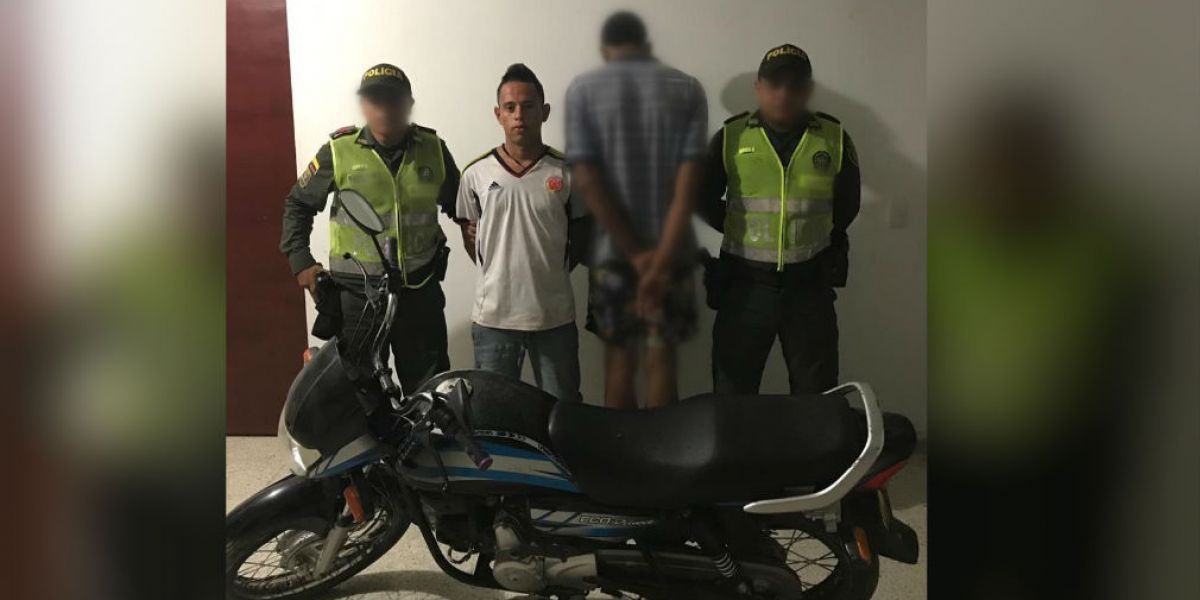Policía Capturados en Zona Bananera.