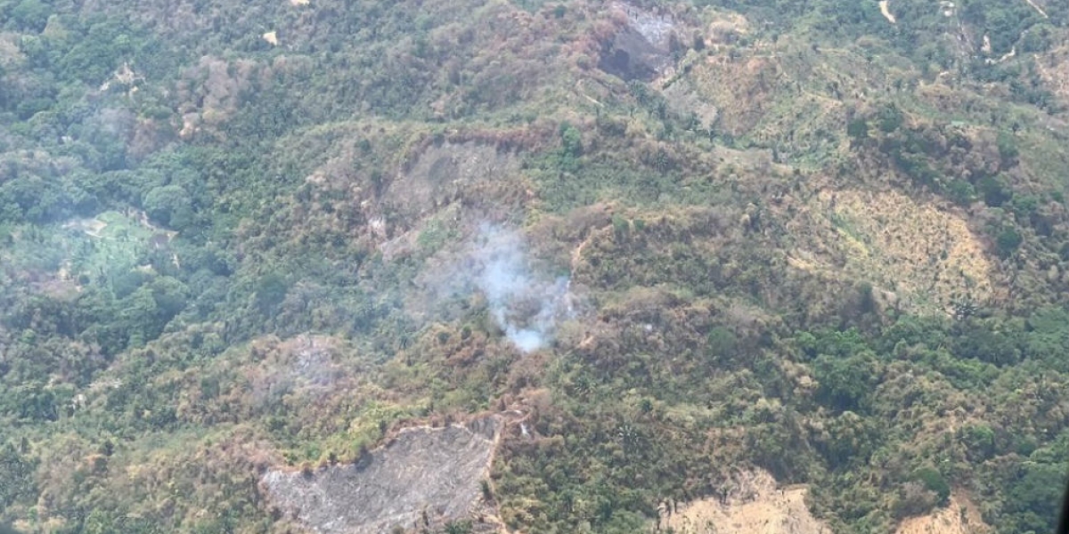 Alcaldía de Santa Marta Incendios en la zona rural de Santa Marta.
