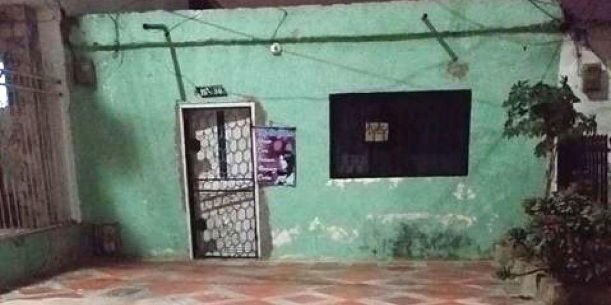 Vivienda donde se registró la agresión.