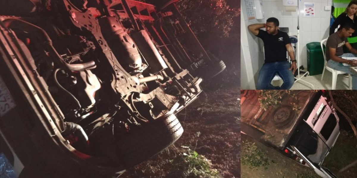 Zona Cero Así quedó la móvil de Telecaribe accidentada en la Troncal del Caribe.