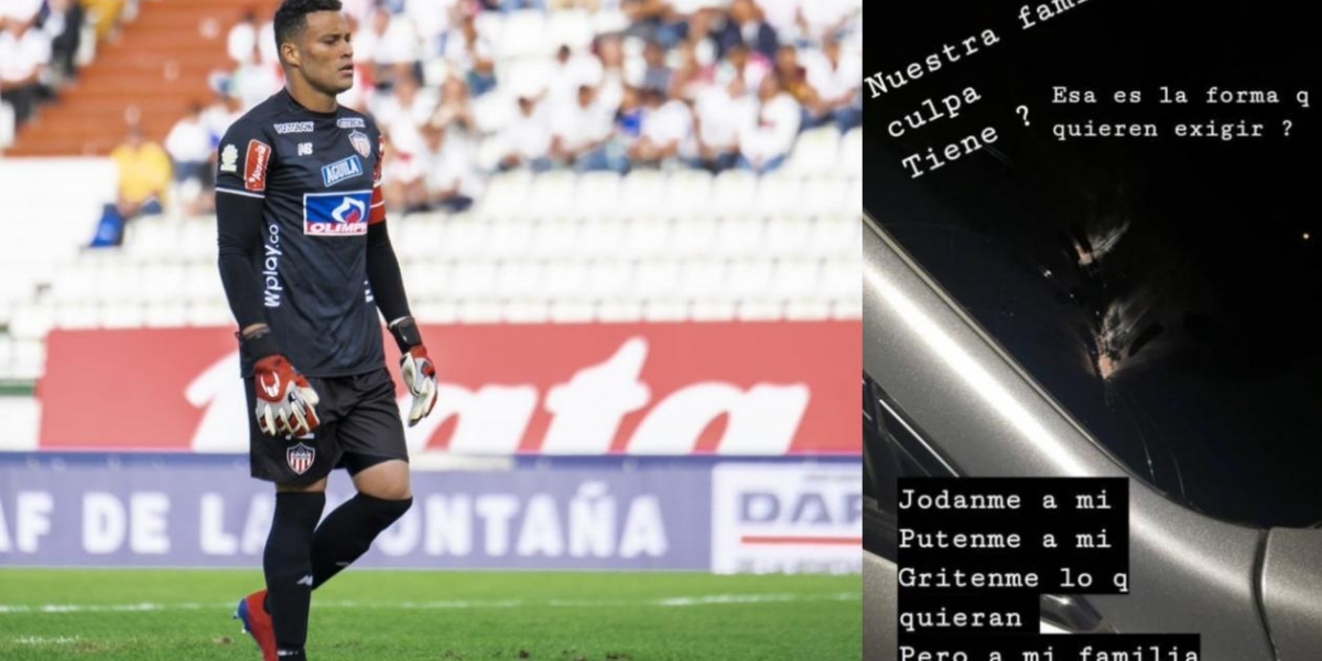 Zona Cero Hinchas de Junior habrían atacado a familiares del portero Chunga.