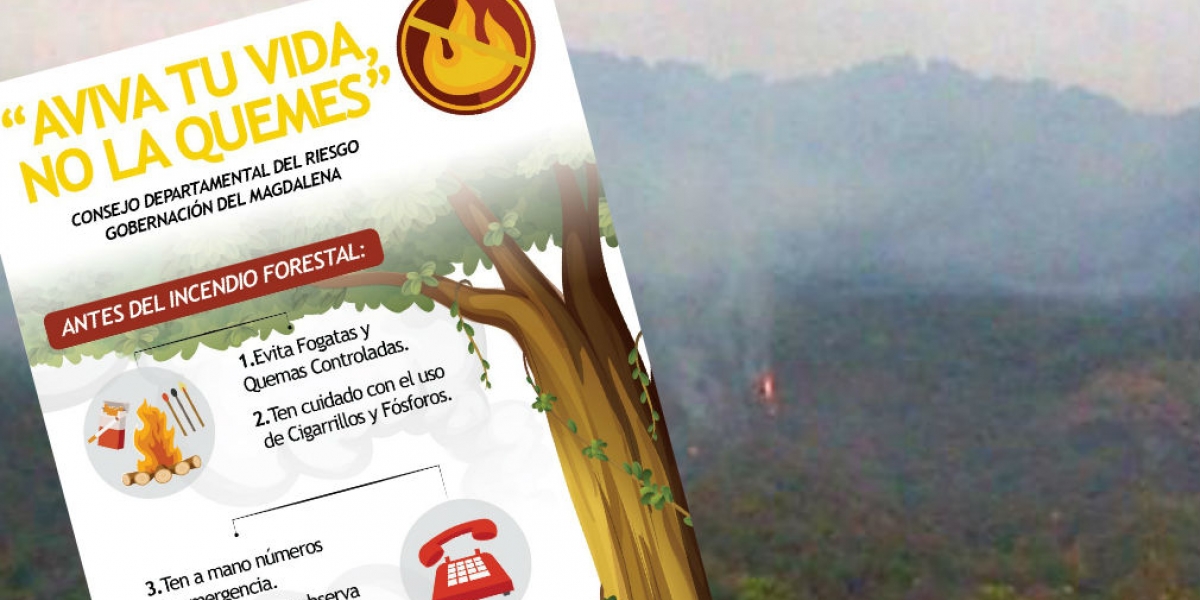 Seguimiento.co "Aviva tu vida, no la quemes" la campaña de la Gobernación para evitar las quemas.