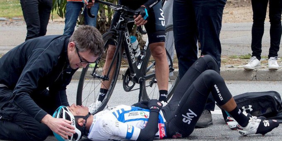 @Copedaleando El colombiano era una de los hombres fuertes de su equipo para actuar en el Giro.