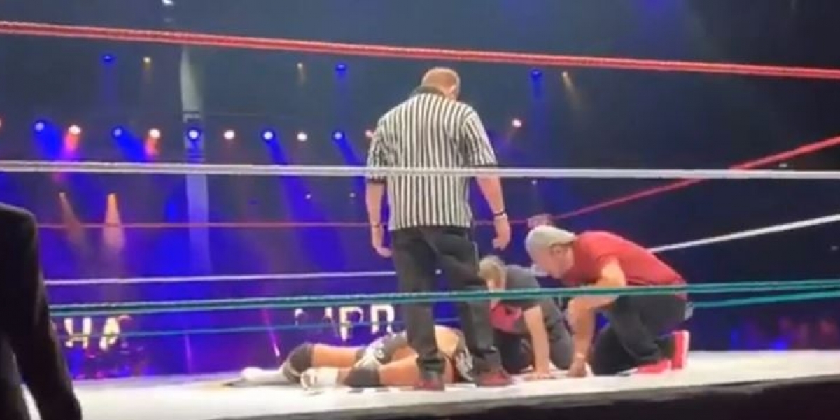 Captura de pantalla video Muere luchador mexicano en pleno ring