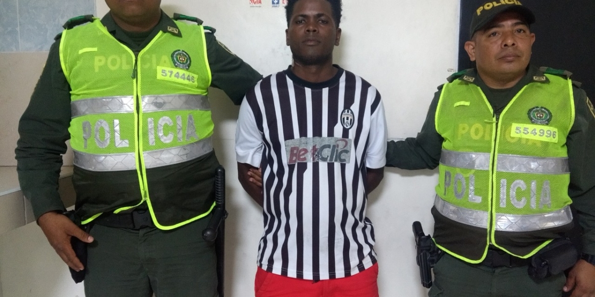 Policía Metropolitana de Santa Marta Autoridades investigan si el sujeto pertenece a alguna banda criminal