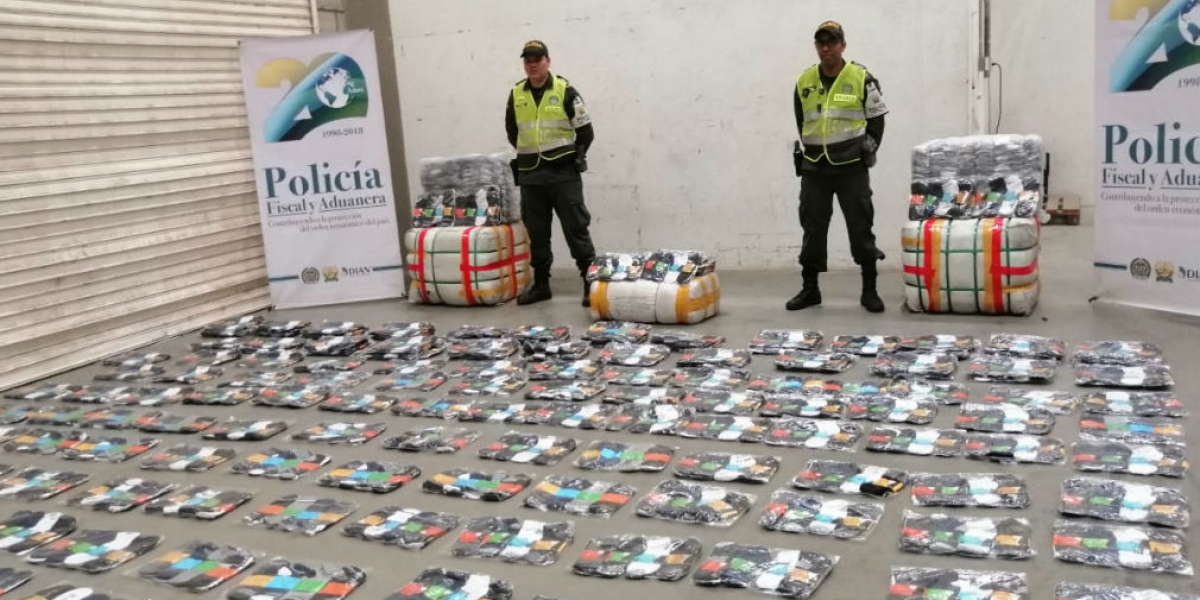 Policía Mercancía incautada.